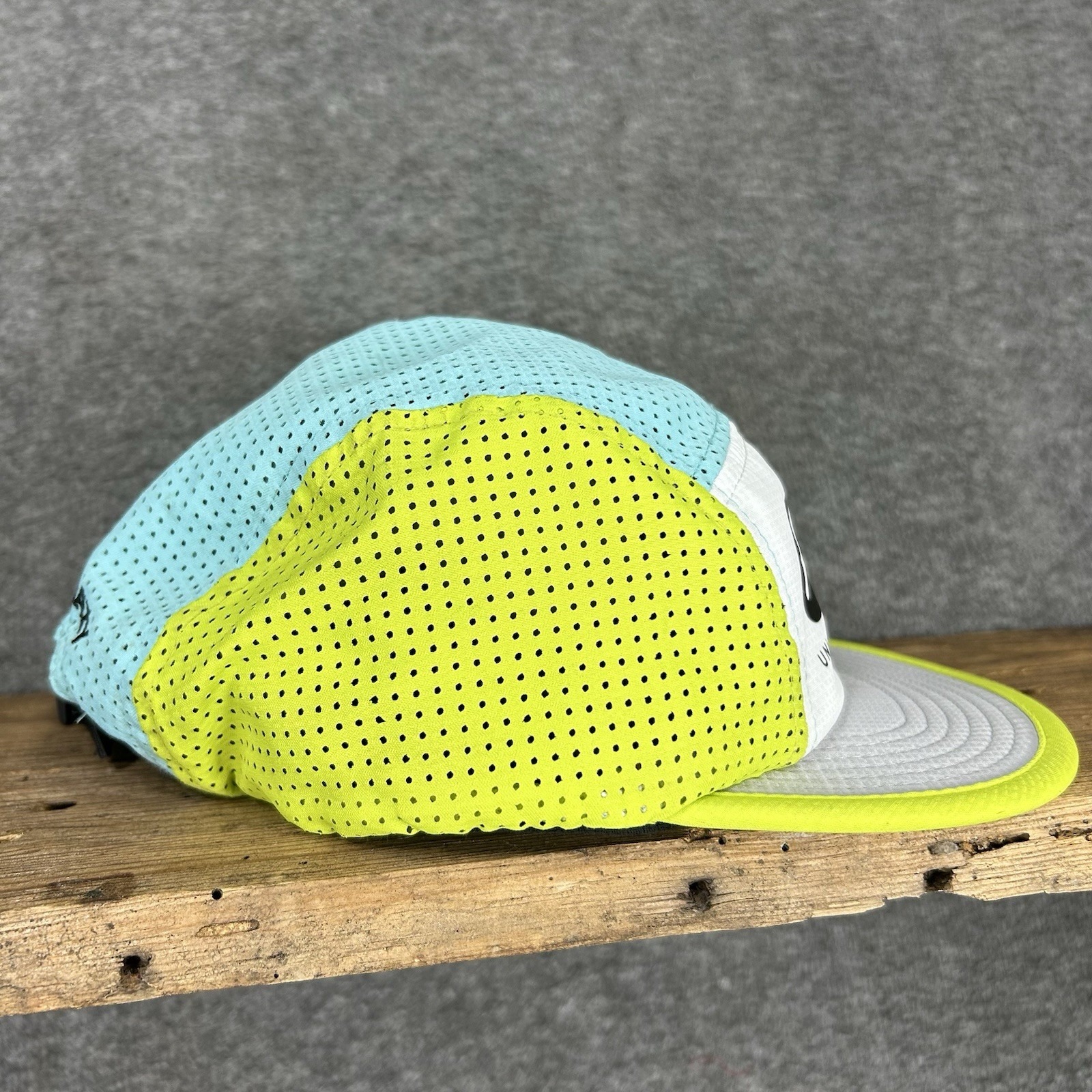 Rnnr Hat Cap Adult S Colorblock Distance 5-Panel Ventilated Unlazy Running Club — image 5 of 8